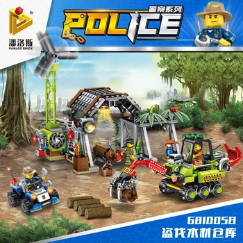 

482PCS City Builders 2 Modes in 1 Set Crawler-type Excavator Pick Machine Minifigs Mini Figures Building Blocks Toys Gifts