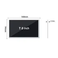 

Notebook Computer 1920-1080pixel 7inch Lcd Monitor, High Brightness 800*480 Resolution Notebook Monitor Ttl Interface