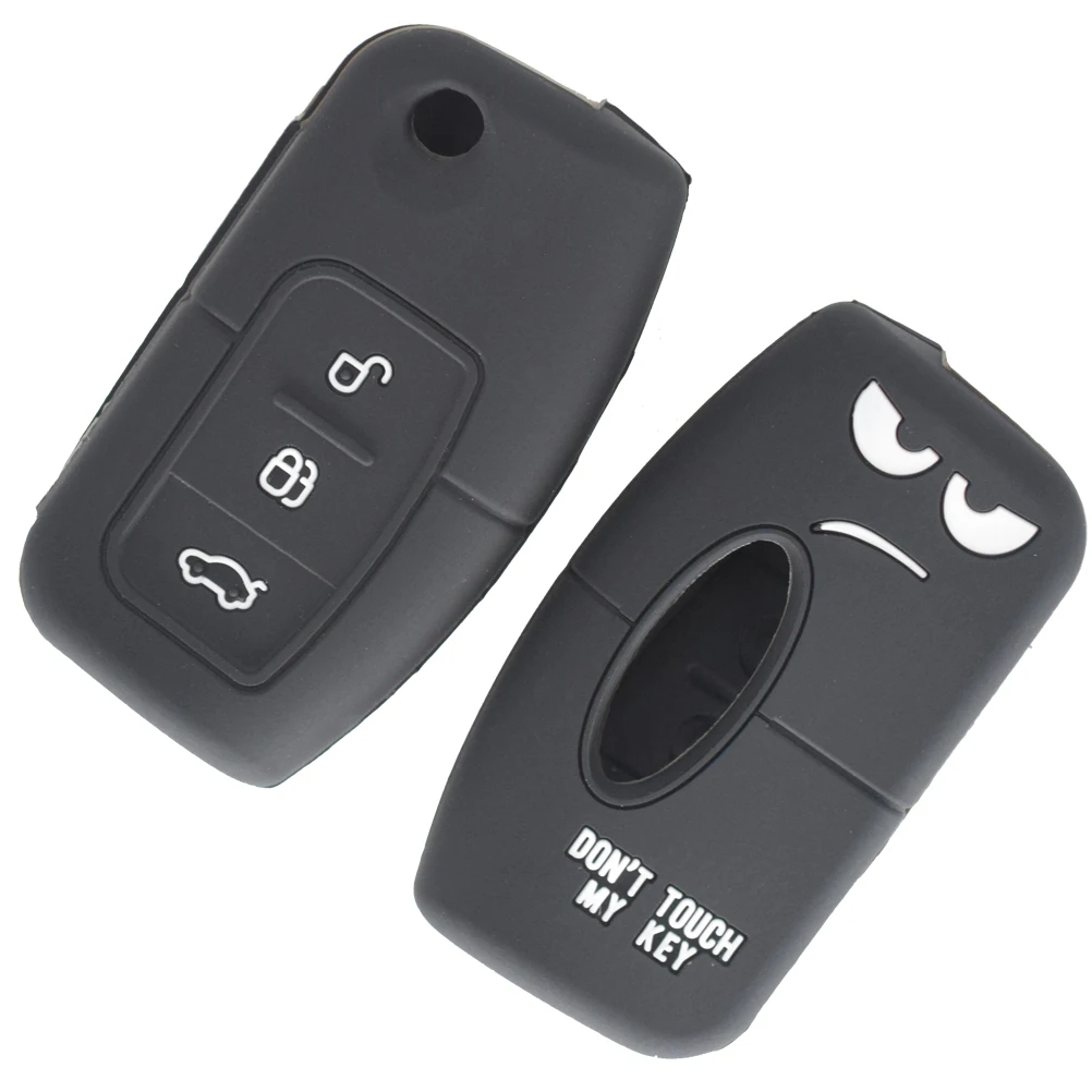 Cover chiave telecomando in silicone per Ford Focus Fiesta Mondeo Focus Kuga s-max c-max - H62c58cd9c6e1432991d793b191b271c85