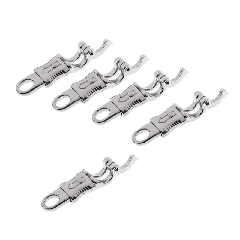 HLZS-5pcs 100 мм Конный свинцовый поводок поводья, аварийный крючок для верховой езды, быстроразъемный зажим для пряжки