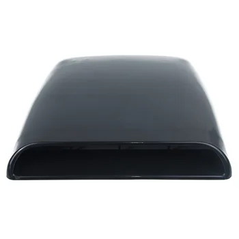 

1x Universal Car Bonnet Hood Scoop Air Flow Intake Vent Cover 28*25*3.3cm White/ Black Auto Air Flow Vent Cover Accessories