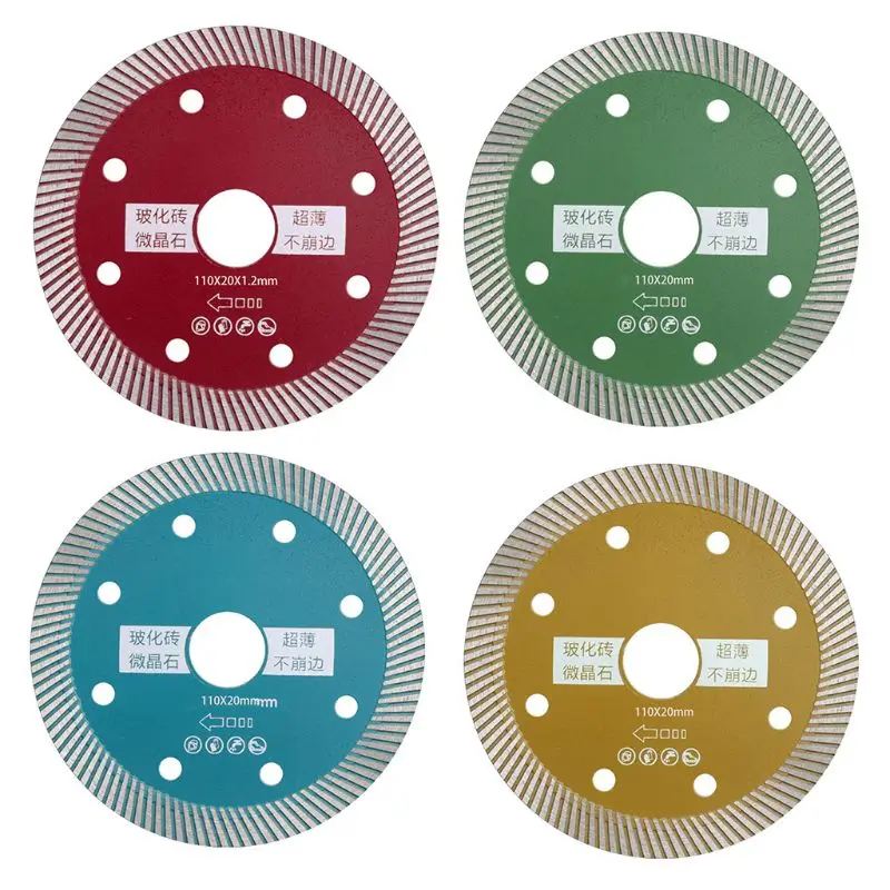 

Ripple Turbo Diamond Saw Blade 8 Cooling Hole Cutting Disc Ceramic Tile Cut Tool