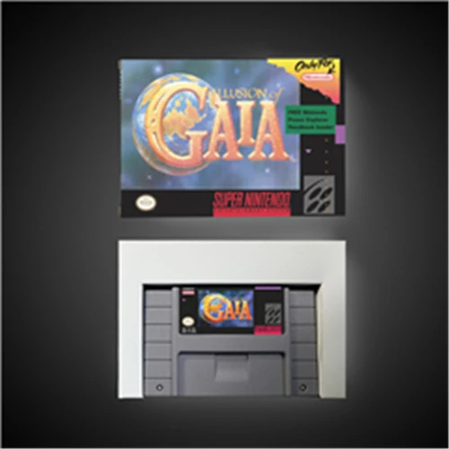Illusion of Gaia карта для игры RPG Battery Save US Version Retail Box|Запасные части| |