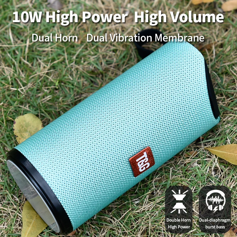 10 Вт hifi Bluetooth динамик портативный открытый беспроводной Саундбар сабвуфер