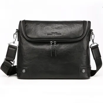 

Head layer cowhide bolsa feminina men Messenger Bag high-end JOSEPHAMANI brand genuine leather shoulder bag