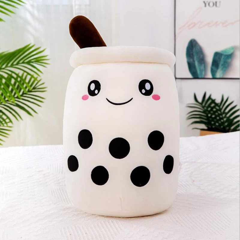 thumbnail image 1 of New Hot Gifts Bubble Tea Plushie Toy Stuffed Food Milk Tea Soft Doll Boba Fruit Tea Cup Pillow Cushion Kids Toys Birthday Gifts, 1 of 5