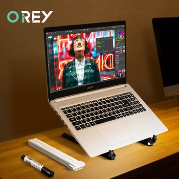 

Adjustable Laptop Stand Aluminum Support Base Notebook Holder For Macbook Air Tablet Computer Riser Stand Cooling Bracket Pad