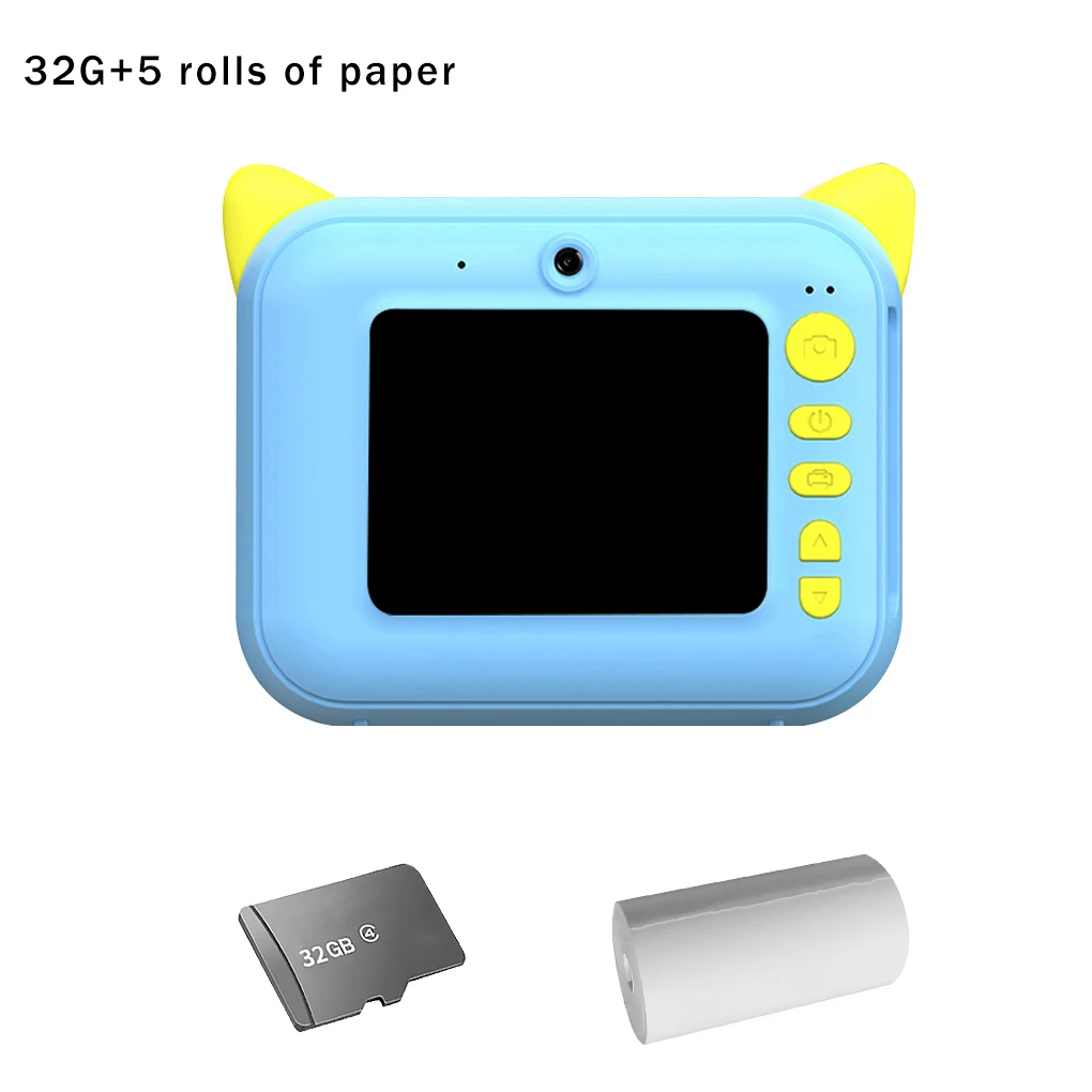 Children Camera Instant Print Camera16/32GB Instax Print For Kids Birthday Gift 1080P Camera With Thermal Photo Paper Toy Camera 11