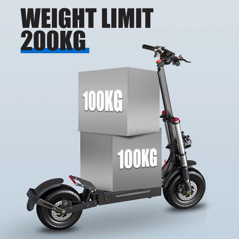 Trottinette électrique à double moteur 6000w, 3 vitesses réglables, vitesse  supérieure 100 KM/H, e-scooter
