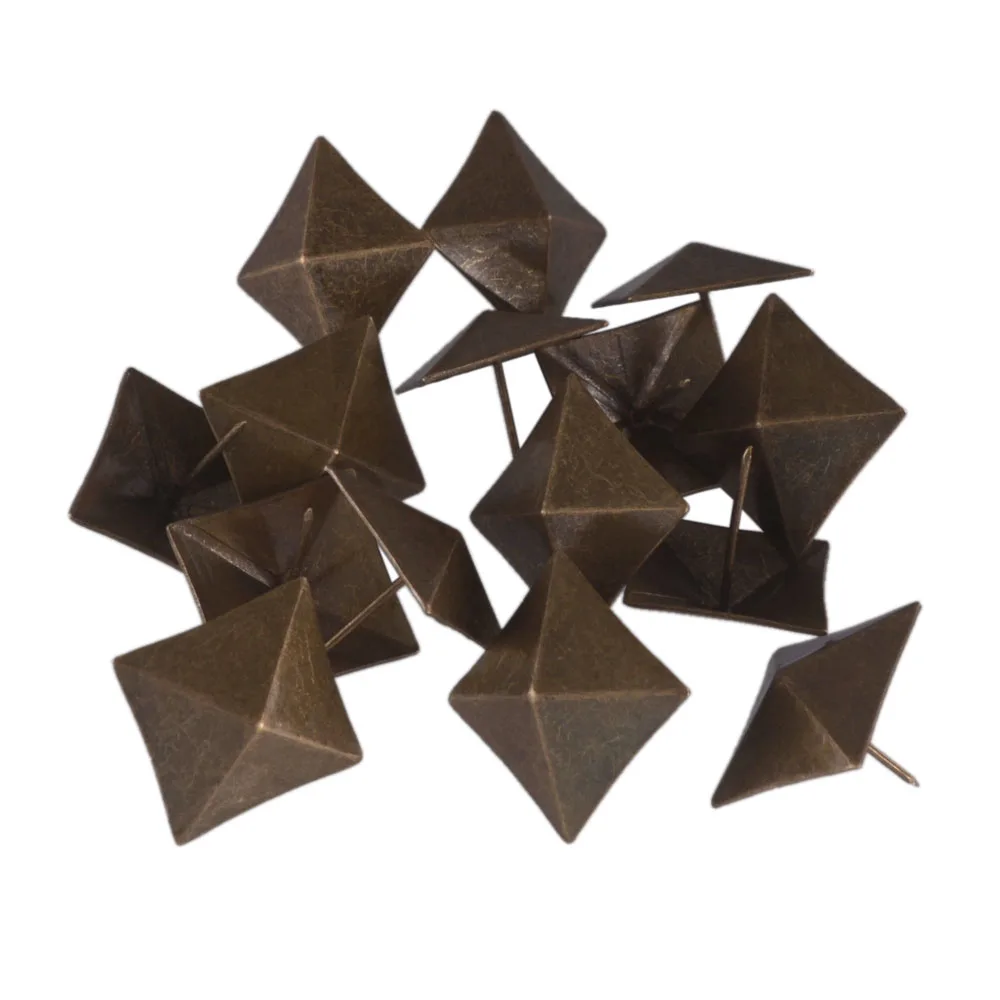 100 шт латунные гвозди бронзовые винтажные замены Квадратные антикварные