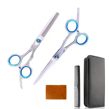 

Hairdressing Scissors Set Flat Shears Tooth Cut Thinning Hair Cut Combination 5 Piece Set