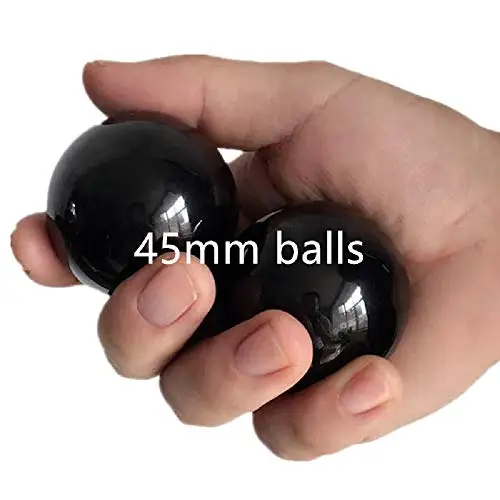 45mm balls Suzakoo ручной укрепляющий мяч для упражнений массивные стальные шарики ручной поворот руки силовая тренировка - Цвет: 45mm balls