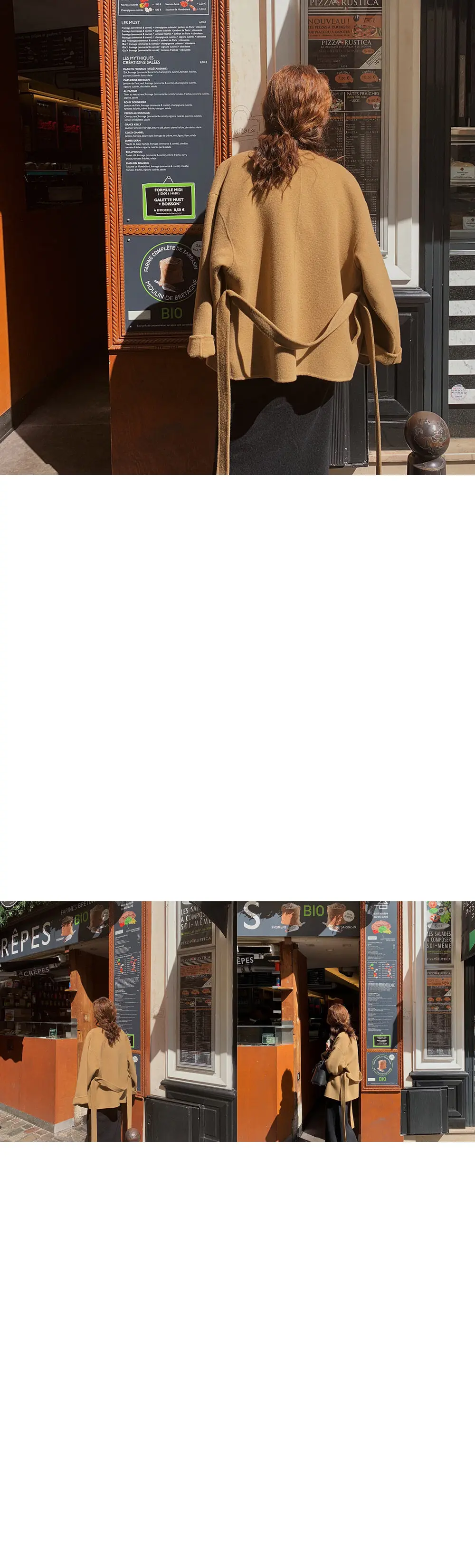 Осень и Новинка зимы Стиль Южная Корея двухсторонний шить Шерстяное полупальто Для женщин короткие элегантные записная книжка С ПЕРЕПЛЕТОМ с подходит двусторонний шерстяные Go