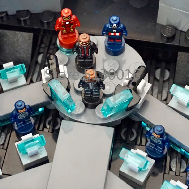 07043 Marvel Movie The Shield Helicarrier 3057 шт Строительные блоки совместимы с 76042 кирпичами Супергерои Мстители