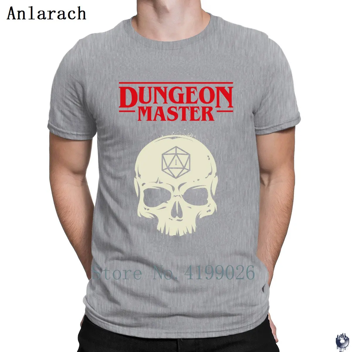 Dungeon Master DM D20 Dice Slaying драконы футболки awesome Индивидуальные футболка для мужчин весна осень Базовая одноцветная Футболка Винтаж