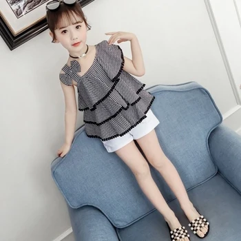 

2020 Summer Kid Baby Girl Clothes Short Sleeve + Pants 2Pcs Toddler Girls Outfit For Cute Girl 4 5 6 7 8 9 10 11 12 13 Years
