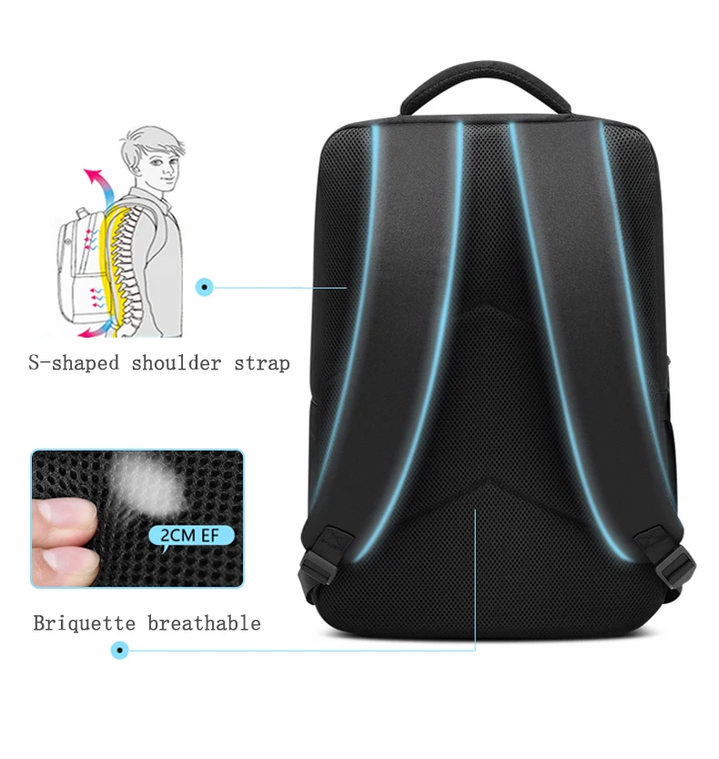 15.6” Laptop USB Backpack - Image 4