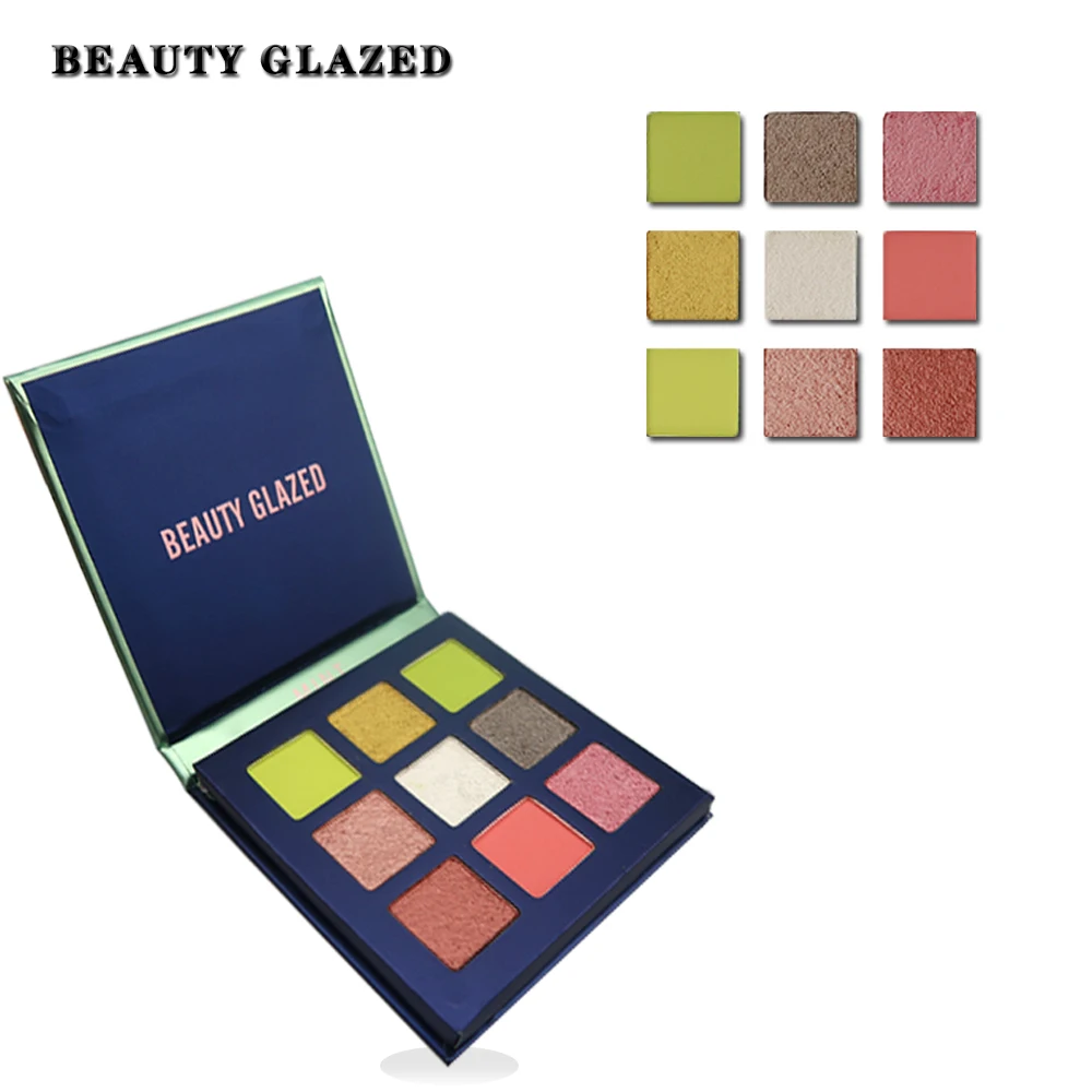 Beauty Glazed Makeup Eyeshadow Pallete Glitter Shimmer Matte Eye Shadow Palette Cosmetics Make Up Pigment Sombras 9 Colors Beauty Glazed Makeup Eyeshadow Pallete Glitter Shimmer Matte Eye Shadow Palette Cosmetics Make Up Pigment Sombras 9 Colors