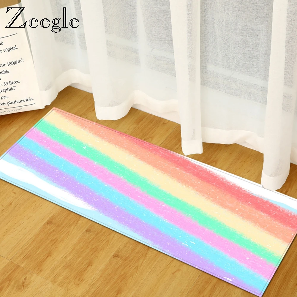 Zeegle пестрый Коврик Прямоугольник напольный ковер для гостиной Противоскользящий коврик для ванной комнаты коврик с принтом коврик в прихожую коврик у входной двери