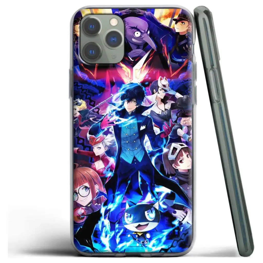 Силиконовый чехол Persona 4 для Apple iPhone 12 Mini 11 Pro SE XS X XR Max 8 7 6S 6 Plus 5S|Бамперы| |