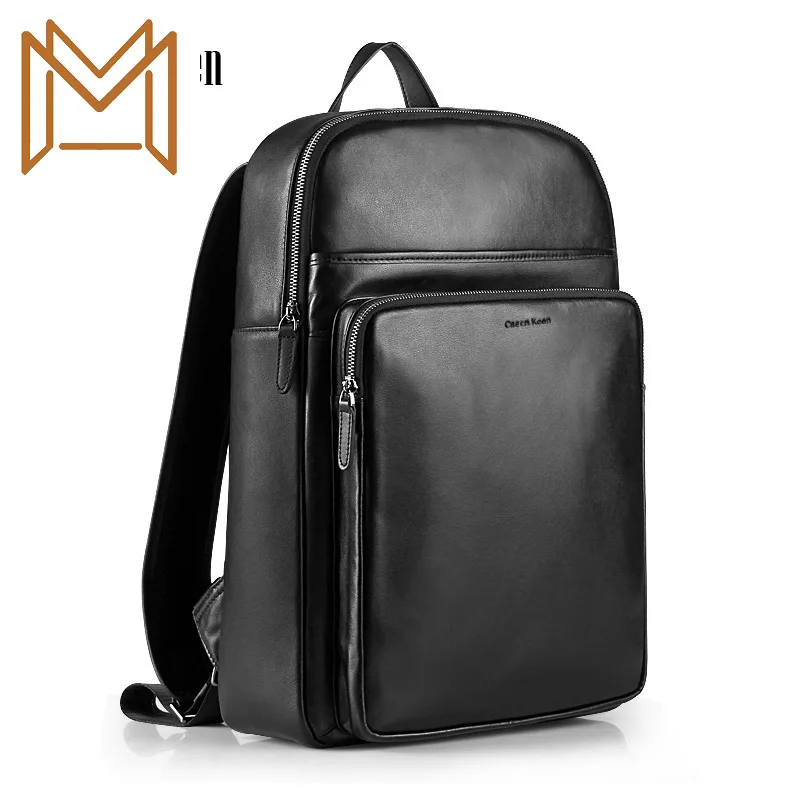 

Both Shoulders Package Male Genuine Leather Layer Cowhide Backpack Leisure Time Motion Backpack