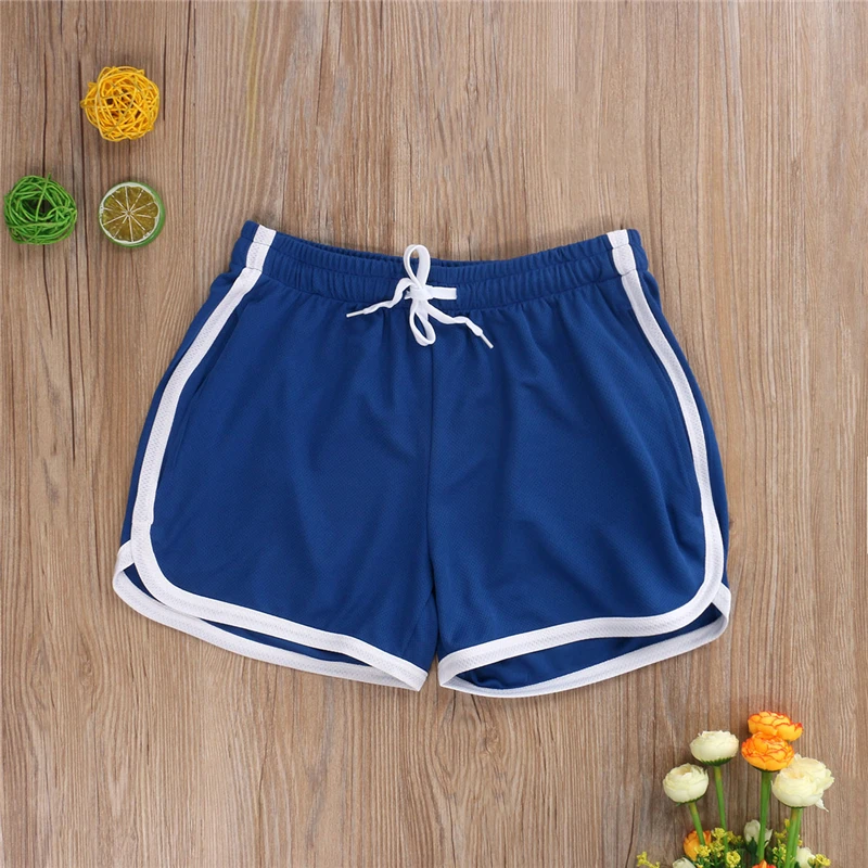 Summer Men's Quick Dry Sport Shorts - Fashion Solid Color, Slim Fit with Elastic Waistband