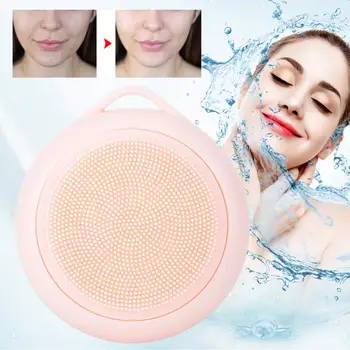 

Portable Electric Silicone Facial Cleaning Brush Pore Cleaner Face Washing Brush Remove Pimples Blackheads Washing Brush