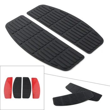 

1Pair Motorcycle Front Driver Floorboard Foot Pges Board Non-Slip For Harley Touring Softail FL 1986-2017 & FLD 2012-2016 Rubber