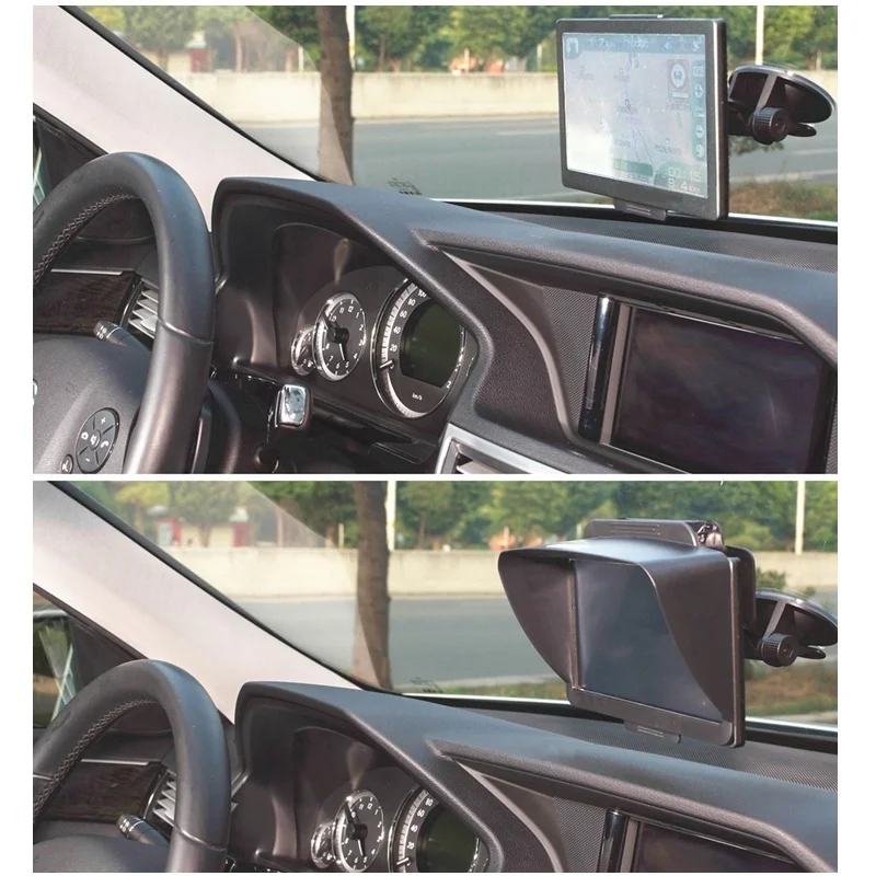 7 дюймов Солнцезащитный козырек Автомобильный gps навигатор