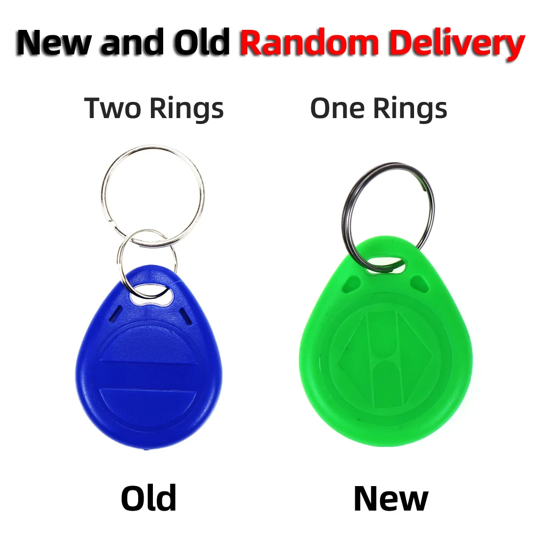 10 Pack RFID Duplicator Key Fob Tags 125Khz