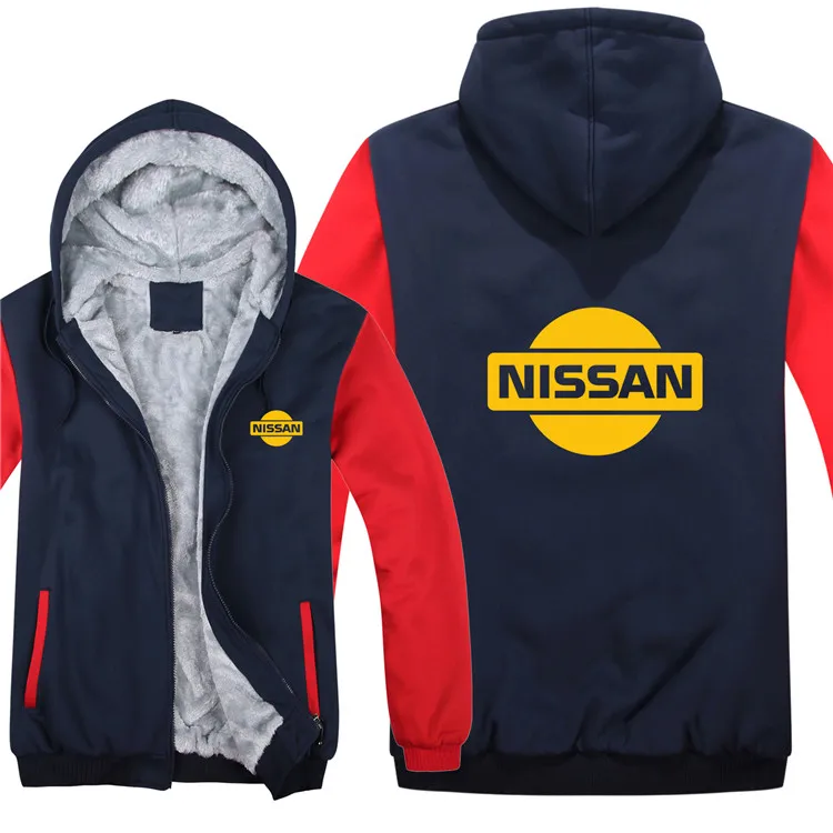 as picture3 Nissan, толстовки, куртка, зимний пуловер, машинное Мужское пальто, шерстяная подкладка, флис, унисекс, Nissan GT-R, толстовки - Цвет: as picture3
