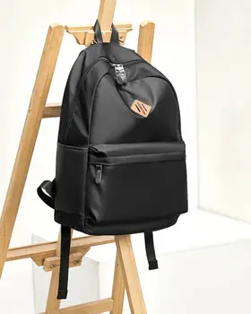 

Backpack Unisex with USB charging port Waterproof Nylon Softback Laptop Travel Shoulder Schoolbag