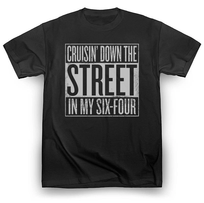 Cruisin Down the Street In My 64 NWA Shirt Straight Outta Compton Eazy E Men Women Unisex Fashion tshirt Free Shipping | Мужская одежда