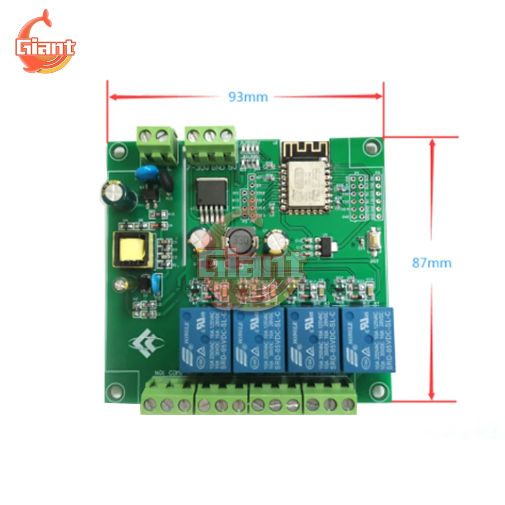 Fonte de Alimentação AC DC, ESP-12F Placa