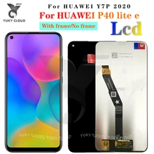 

Black 6.39 inch For Hua wei P40 Lite E ART-L29 / Y7p 2020 ART-L28 LCD Display Touch Screen Digitizer Assembly With Frame