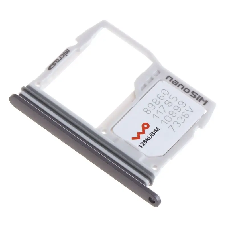3 Colors Optional Metal SIM Card Tray Slot Holder + Micro SD Memory Sim Holder Adapter For G6 US997 VS988