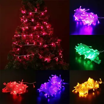 

10M 100LED Modern Light Led Light String Christmas/Wedding/Party Decoration Lights Garland Christmas Party Lamp EU Decor