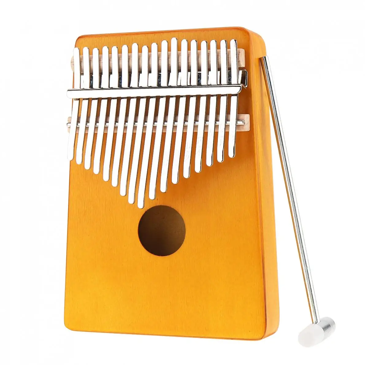 17 клавиш большой палец пианино калимба одноплатный сосновый Mbira мини-клавиатура инструмент