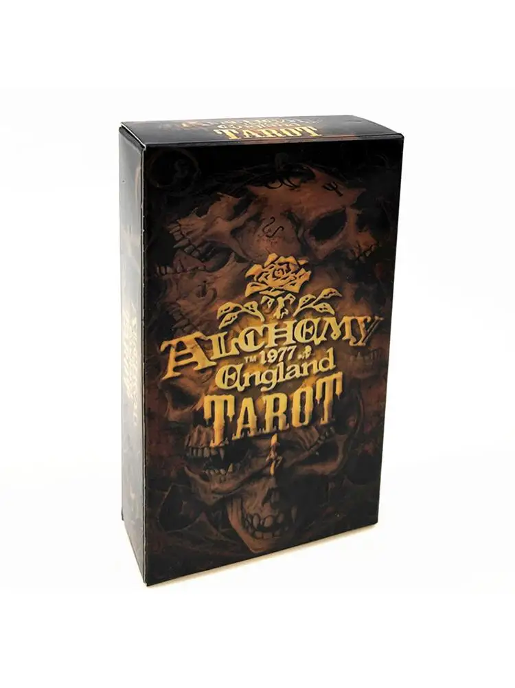 78 карт, вечерние, настольные игры, карты Таро, колода, фэнтези, готический оракул, Карта Таро для алхимии, 1977, английская карточная игра