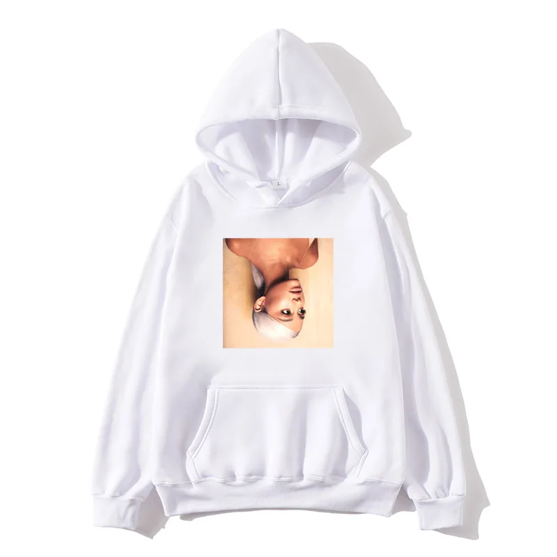 Толстовка с капюшоном FADUN TOMMY Kawaii Ariana Grande Gedrukt толстовка Lange Mouw Vrouwen/Mannen хит продаж
