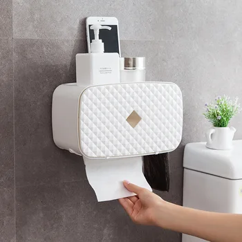 

Bathroom toilet tissue box from punching chart drum waterproof paper toilet paper, toilet paper shelf