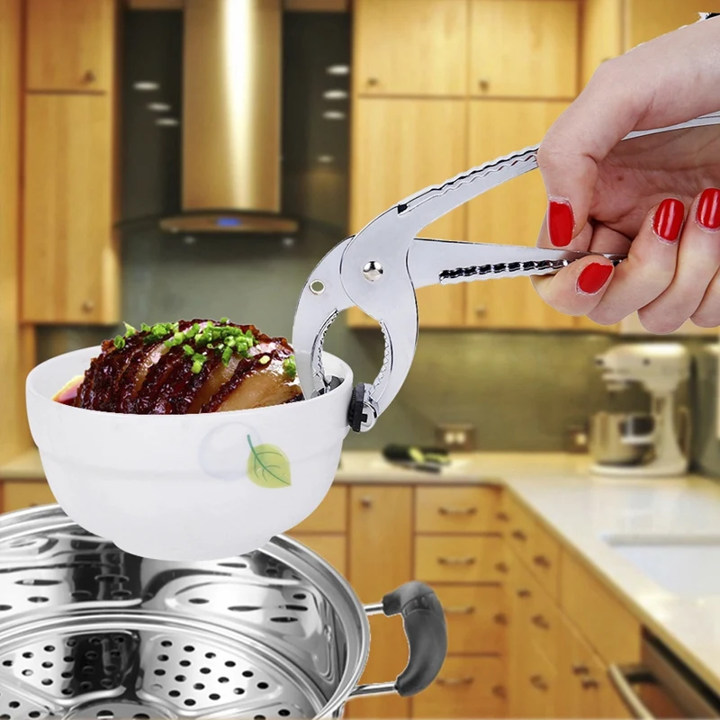 Kitchen Tool Anti-Scald Clip Multifunctional Iron Plate Clay Pot Stone Packing Walnut | Дом и сад