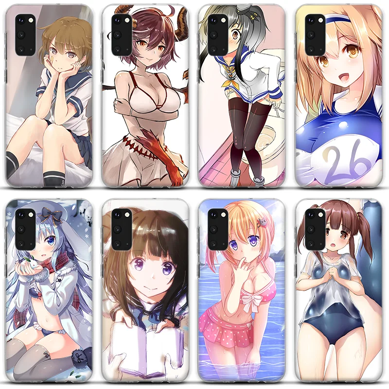 Чехол Otaku для Samsung Galaxy S8 S9 S10 S20 S21 Plus Note 20 Ultra 10 9 8 A51 A50 A71 A70 A520 | Мобильные телефоны и