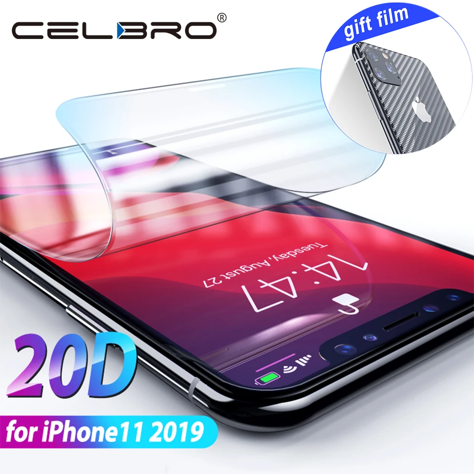 

Soft Hydrogel Film Screen Protector for Apple iPhone 11Pro Max Protective Film Phone Film for iPhone 11 Pro Max X Xr XS Max HD