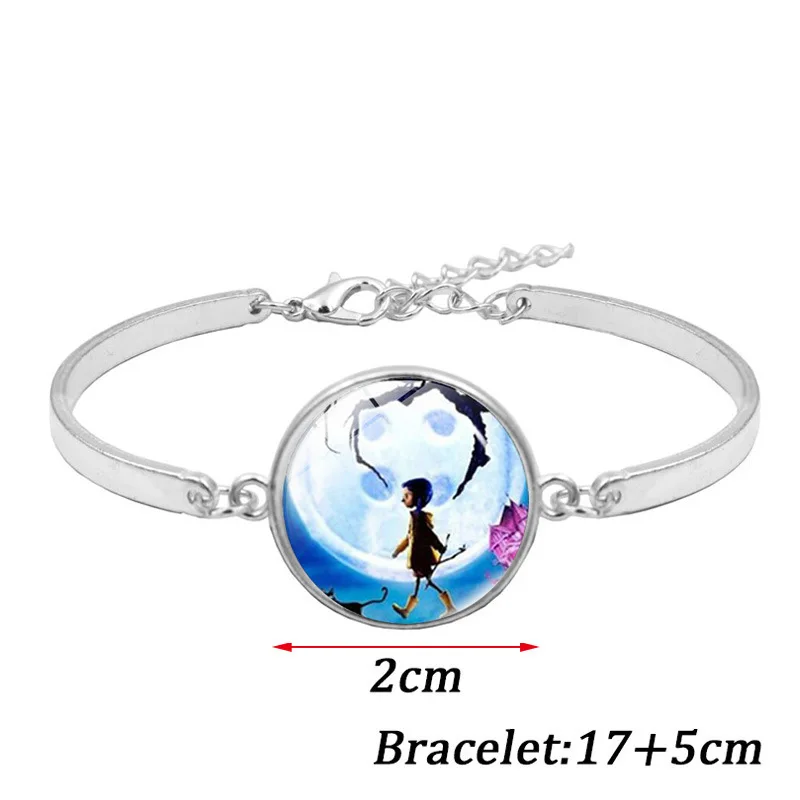 1Set New CORALINE Time Gem Necklace Earrings Bracelet Movie Coraline Pendants Ghost Mother Props Neil Gaiman Cosplay Ornament (2)