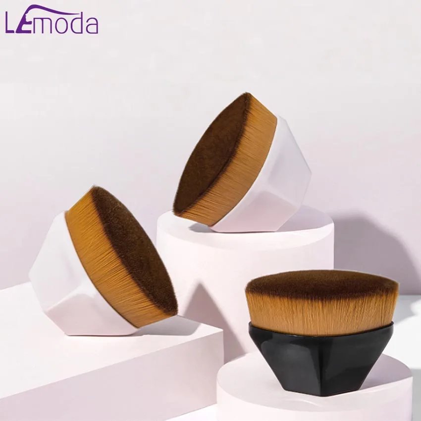 

Lemoda 1Pcs Foundation Brush BB Cream Makeup Brushes Loose Powder Brush Flat Kit Pincel Maquiagem Make up Brushes