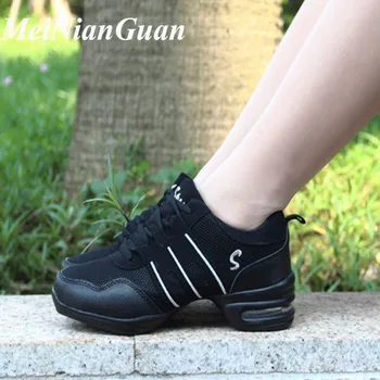 

Autumn Sneakers Woman Air Cushion Shoes Sport Women Low Top Tennis Lady Modern Dance Sporty Women's Shoes Soft Dancing Shoes I5
