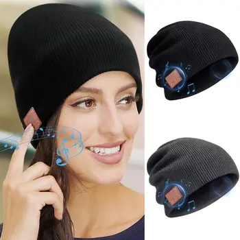 

Beanie Hat Cap with Bluetooth 4.2 Headphones Built-in Stereo Speakers Christmas Gift NYZ Shop