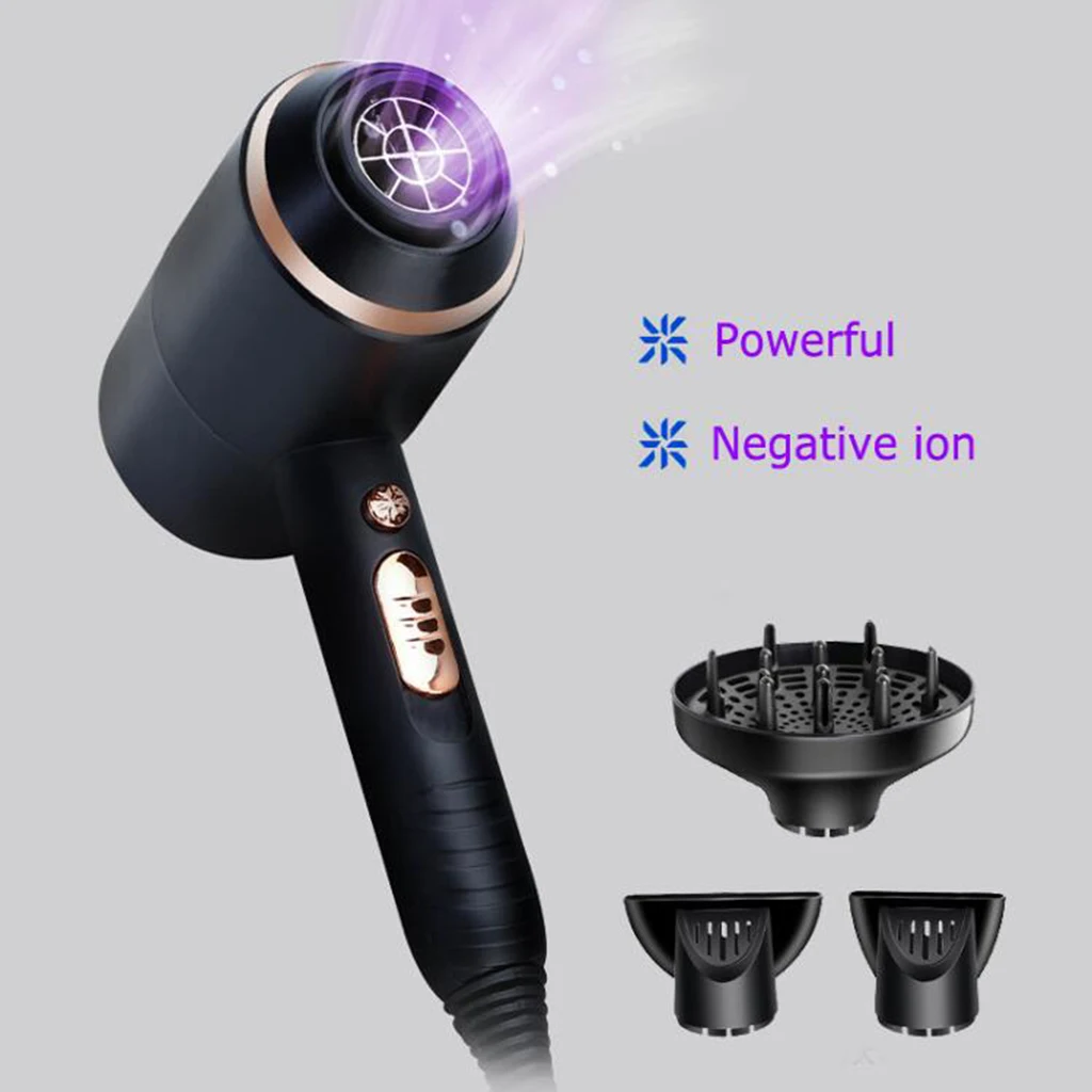 Kemei Professional 4000W Powerful Hair Dryers Electric Hair Blower with Concentrator Diffuser Modeling Barber Salon Hair Styling