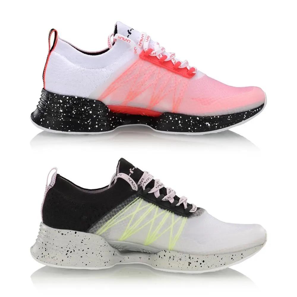 Женские беговые кроссовки Li Ning крутая дышащая обувь с подкладкой из моно пряжи